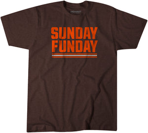 Sunday Funday Cleveland T-Shirt | Cleveland Pro Football