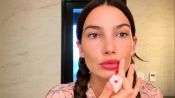 Watch Lily Aldridge Do Her Full Pregnancy Glow Routine—Including Baby Bump Sheet Masking