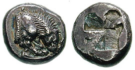 Drachma, circa 535-510 BC