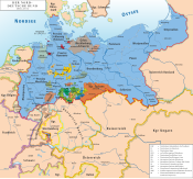 Map of the North German Confederation