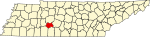 State map highlighting Lewis County