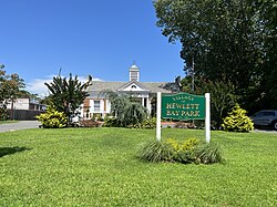 Hewlett Bay Park Village Hall in Hewlett Bay Park, August 2022