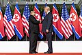 Image 161North Korean leader Kim Jong-un and U.S. President Donald Trump meet during the first North Korea–United States summit in Singapore, June 2018 (from 2010s)