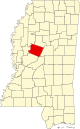 State map highlighting Holmes County