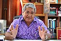 Image 19Tuilaepa Sailele Malielegaoi, Prime Minister of Samoa from 1998 to 2021, who initiated the Polynesian Leaders Group in late 2011. (from Polynesia)