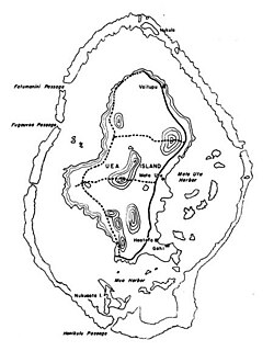 Detailed map of the island