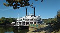 American Queen docked in Clarksville, Tennessee in October 2016.