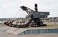 A huge machine on display at Ferropolis