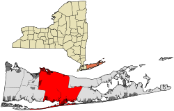 Location in Suffolk County