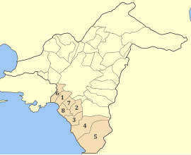 Municipalities of South Athens