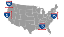 Odd numbers run north–south with numbers increasing from west to east, while even numbers run east–west with numbers increasing from south to north.