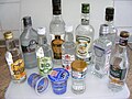 Image 15Various bottles and containers of Russian vodka (from List of alcoholic drinks)