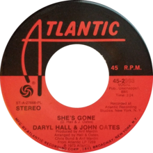 Side A of 1973 original US single (#45-2993)