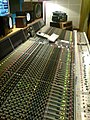 Image 18Neve VR60, a multitrack mixing console. Above the console are a range of studio monitor speakers. (from Recording studio)