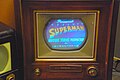 Image 13RCA CT-100 at the SPARK Museum of Electrical Invention playing Superman. The RCA CT-100 was the first mass-produced color TV set. (from Color television)