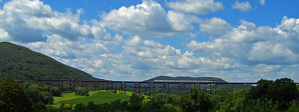 The Moodna Viaduct, as viewed from Orrs Mills road