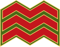 Sergeant (Irish: Sáirsint) (Irish Army)[47]