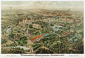 Image 5 Tennessee Centennial and International Exposition Lithograph: Henderson Lithograph Company; restoration: Trialsanderrors An aerial view of the Tennessee Centennial and International Exposition, a belated celebration of the 100th anniversary of Tennessee's entry into United States held between May 1 and October 31, 1897, in what is now Centennial Park, Nashville. Various exhibits were held. For instance, the host city built a full-scale replica of the Greek Parthenon, whereas Memphis constructed a large pyramid. More selected pictures