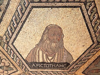 Aristotle, mosaic from a Roman villa in Cologne