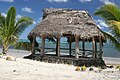 Beach fale (faleo'o) on Manono. See also: Architecture of Samoa