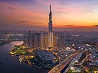 Panorama of Ho Chi Minh City, September 2019