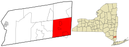 Location of Southeast, New York