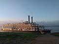 American Queen docked in St. Francisville, Louisiana in September 2017.