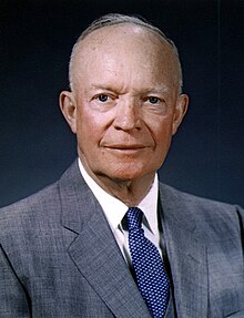 Official portrait of Dwight D. Eisenhower as president of the United States