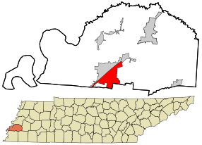 Atoka, Tennessee within Tipton County