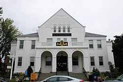 Rockville Centre's Eugene J. Murray Village Hall in September 2021.