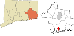 New London's location within the Southeastern Connecticut Planning Region and the state of Connecticut