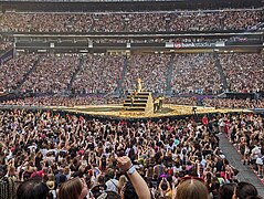 Audience view of The Eras Tour in the United States