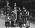 Image 8 Internment of Japanese Americans Photograph: Dorothea Lange; Restoration: Bammesk The internment of Japanese Americans in the United States during World War II was the forced relocation and incarceration in concentration camps in the western interior of the country of between 110,000 and 120,000 people of Japanese ancestry, most of whom lived on the Pacific coast. Sixty-two percent of the internees were United States citizens. These actions were ordered by President Franklin D. Roosevelt shortly after Imperial Japan's attack on Pearl Harbor. This picture shows members of the Mochida family in Hayward, California, waiting for an evacuation bus to take them to an internment center. More selected pictures