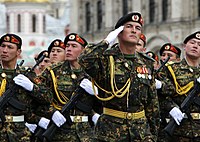 Contingent from the Kyrgyz Army