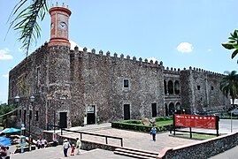 Palace of Cortés, built between 1523 and 1747 by Hernán Cortés and Gregorio Cayetano Durán.[69][70]