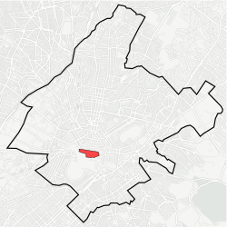 Location within Athens municipality