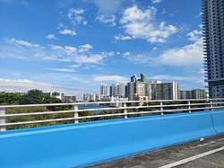 The skyline of Hollywood, Florida in October 2020