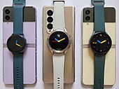 Samsung Galaxy Watch and smartphones