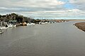 The Darien River. The city of Darien is to the left.