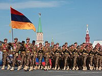 Contingent from the Armenian military