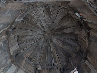 Inside: Roof of tower