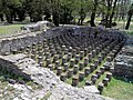 The hypocaust of the Great Baths complex