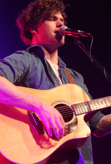 Vance Joy performing in 2014