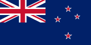 The flag of New Zealand, 1867–1869.