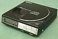 Image 37The portable Discman CD player, which was released in 1984 and precipitated the displacement of LPs (from Album era)