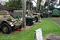 Vehicles on display at the museum