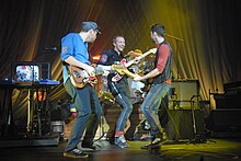 Coldplay performing at Viva la Vida Tour