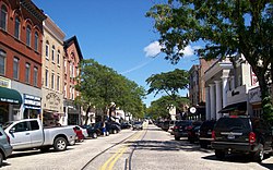 Main Street in Northport, just east of Woodbine and Bayview Avenues