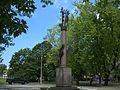 Back of the monument.