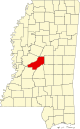 State map highlighting Madison County